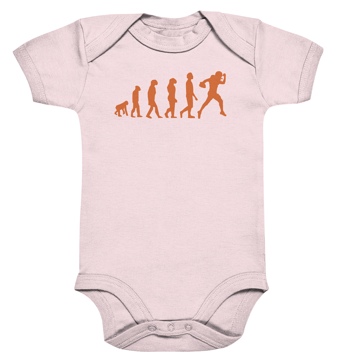 American Football Evolution - Organic Baby Bodysuite