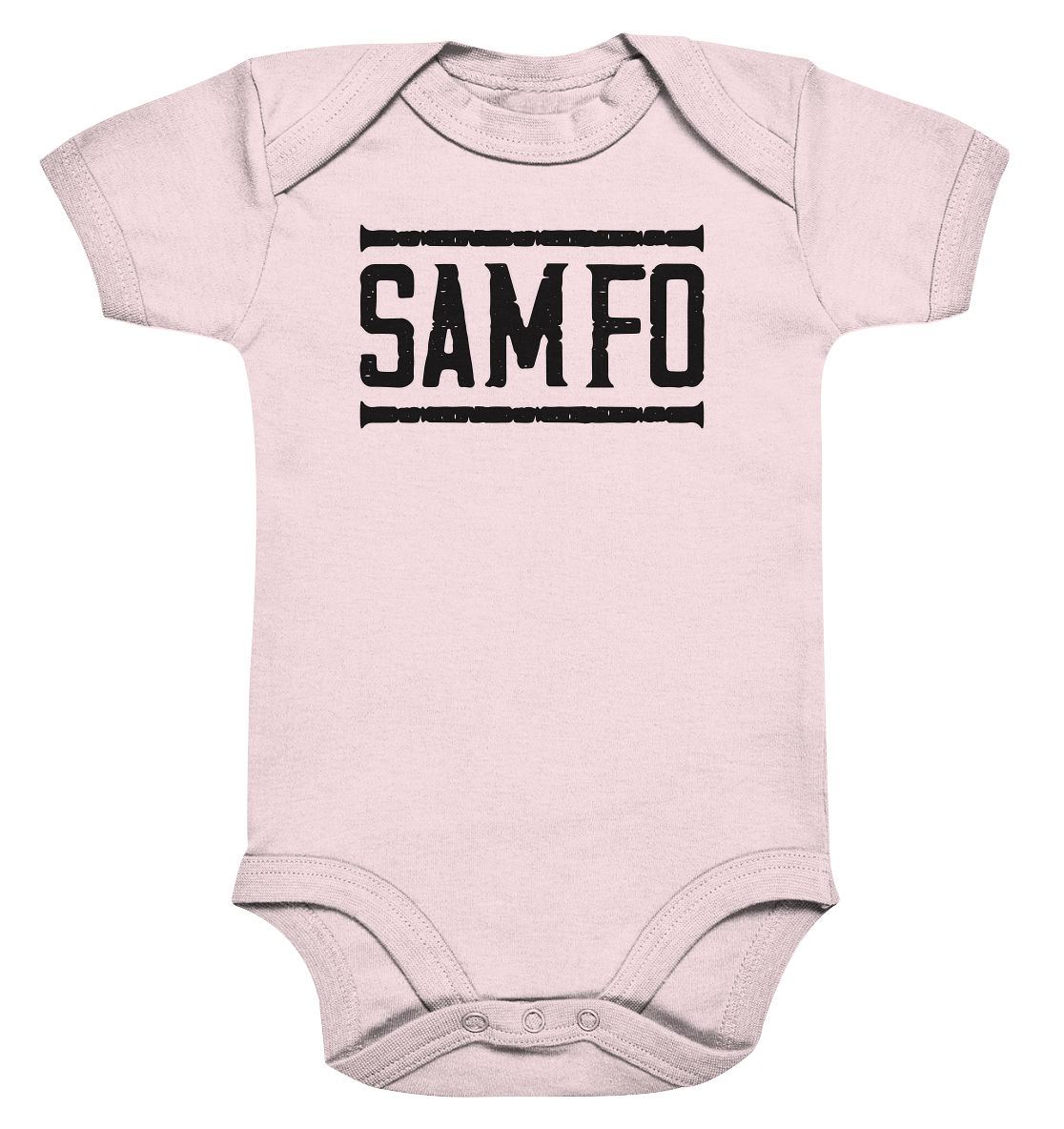 SAMFO black - Organic Baby Bodysuite