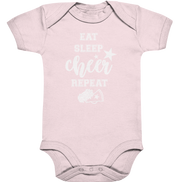 Eat Sleep Cheer - Organic Baby Bodysuit