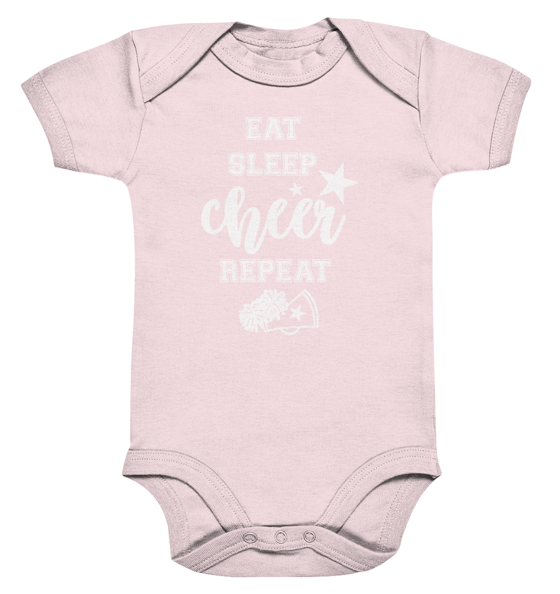Eat Sleep Cheer - Organic Baby Bodysuit