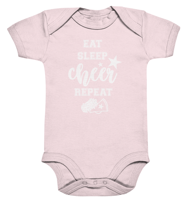 Eat Sleep Cheer - Organic Baby Bodysuit