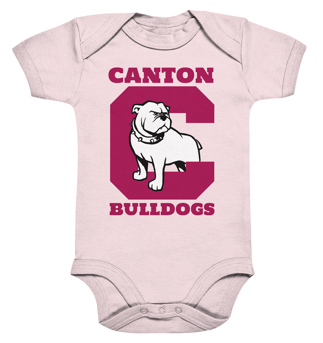 Canton Bulldogs - Organic Baby Bodysuit