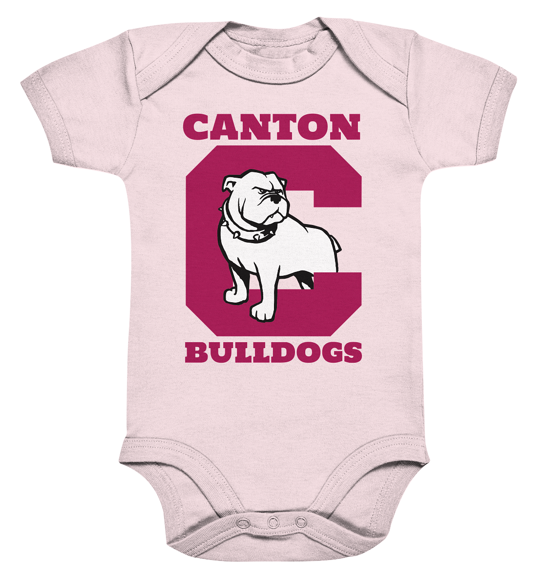 Canton Bulldogs - Organic Baby Bodysuit