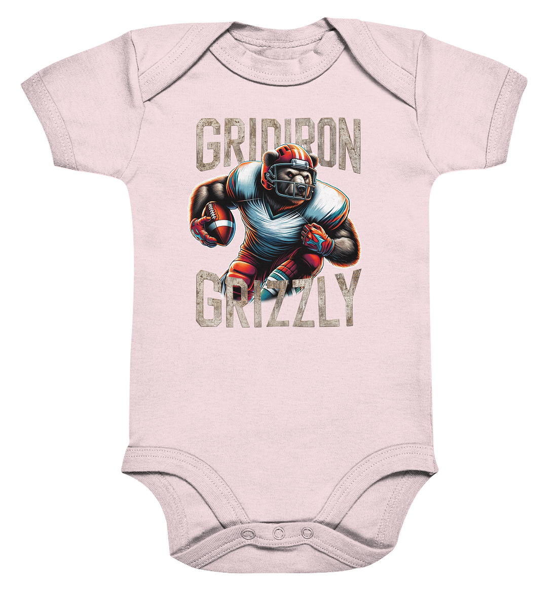 Gridiron Grizzly - Organic Baby Bodysuite