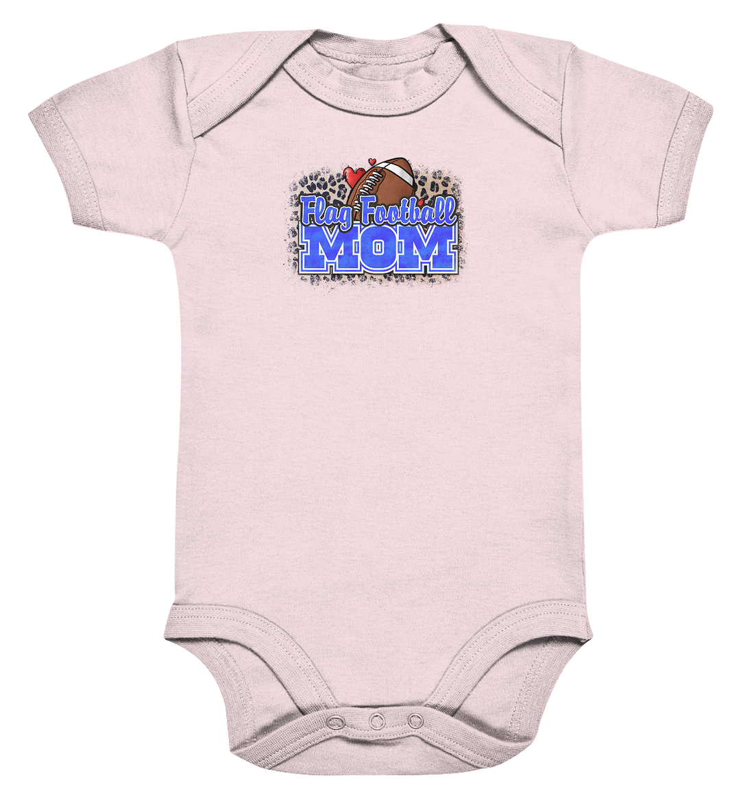 Flag Football Mom - Organic Baby Bodysuite
