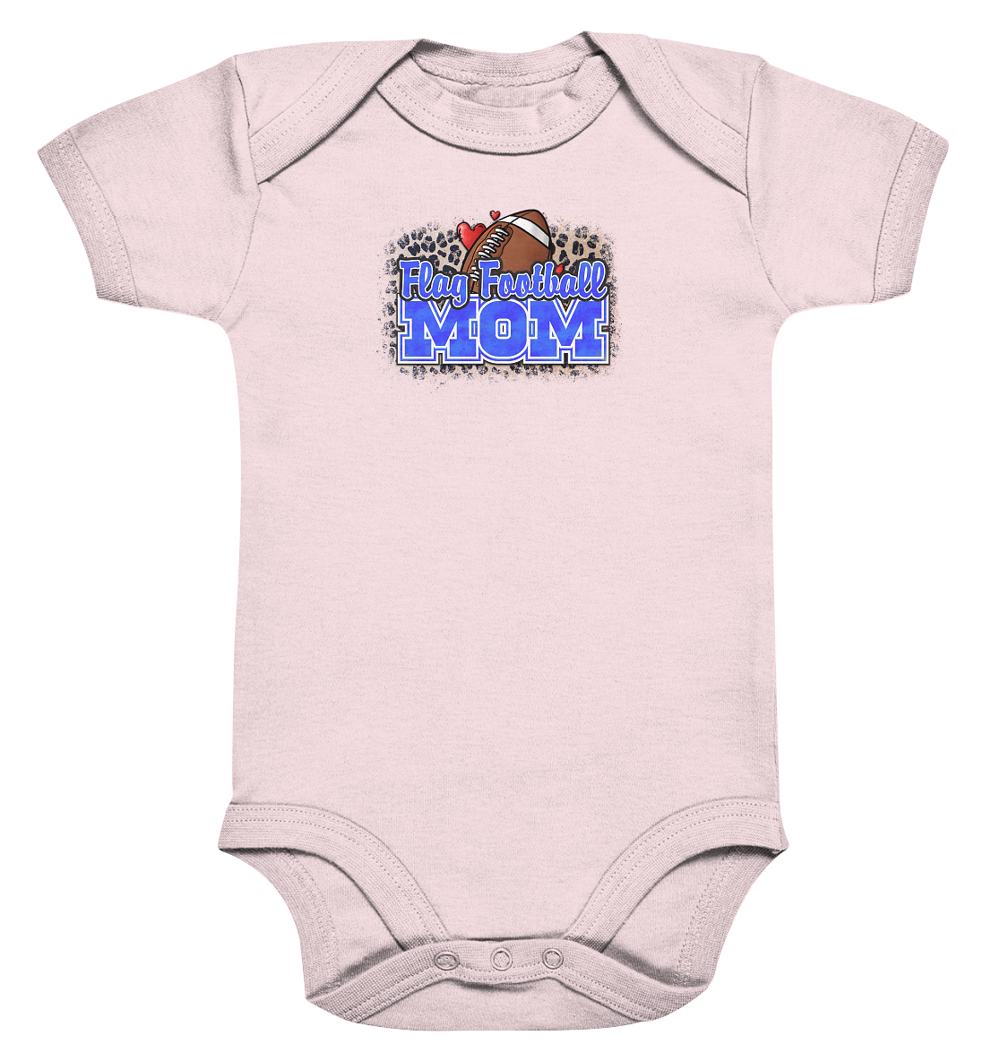 Flag Football Mom - Organic Baby Bodysuite