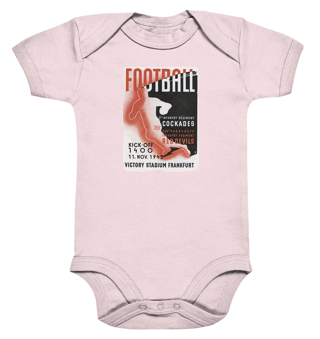 Red Devils Frankfurt 1945 - Organic Baby Bodysuite