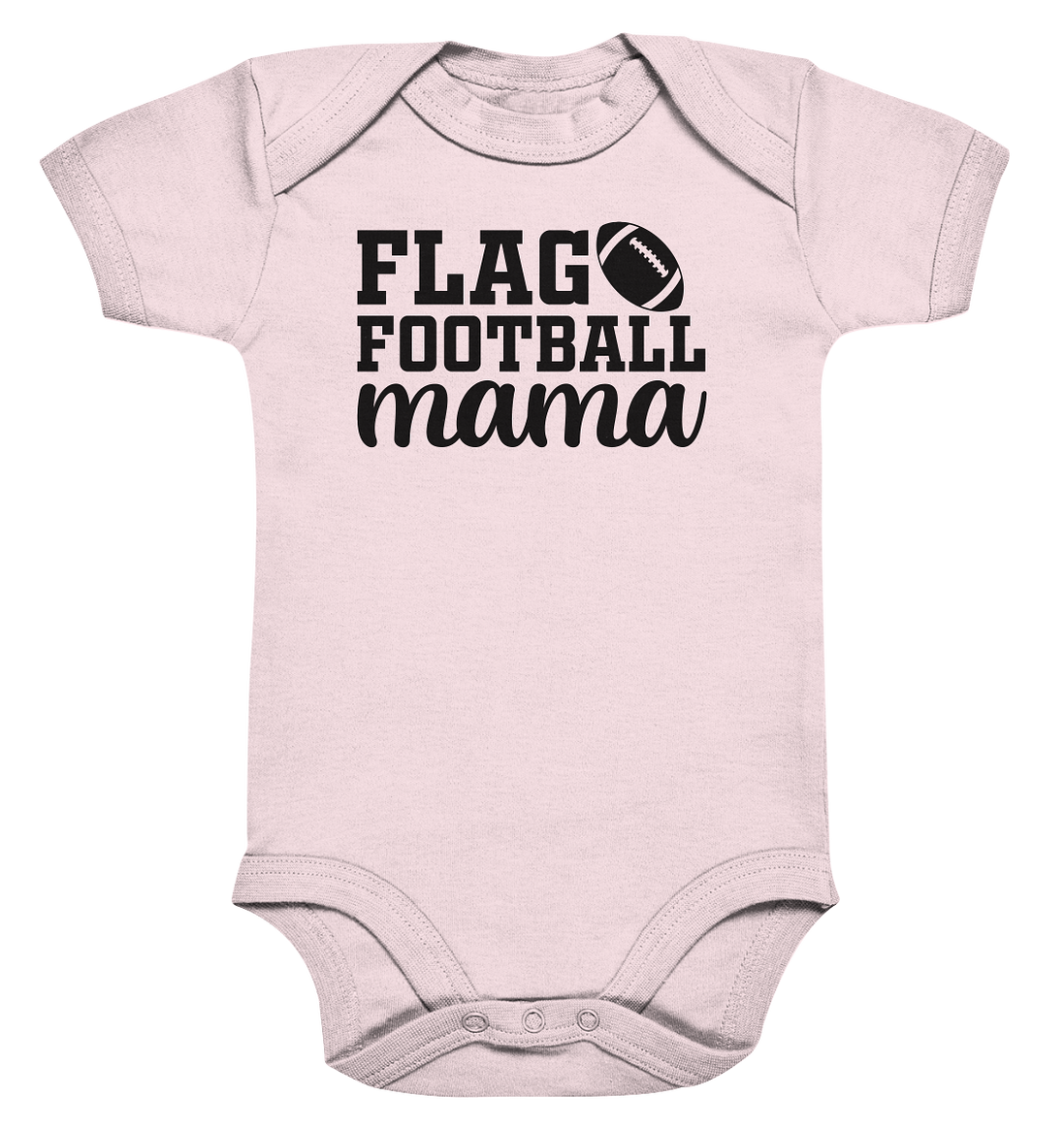 Flag Football Mama - Organic Baby Bodysuite