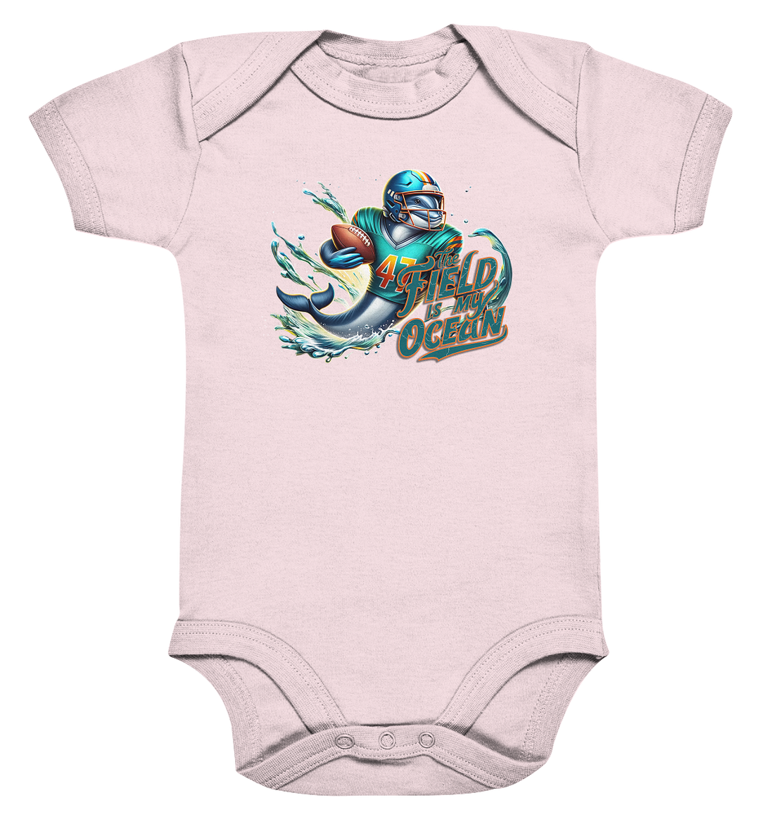 Dolphin - Organic Baby Bodysuit