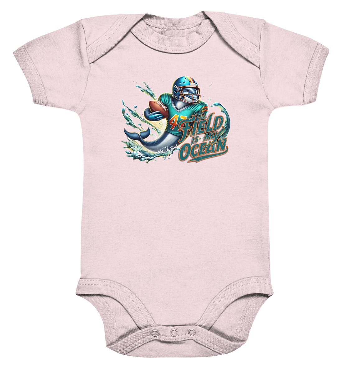 Dolphin - Organic Baby Bodysuit