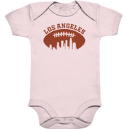 Los Angeles Football Silhouette - Organic Baby Bodysuite