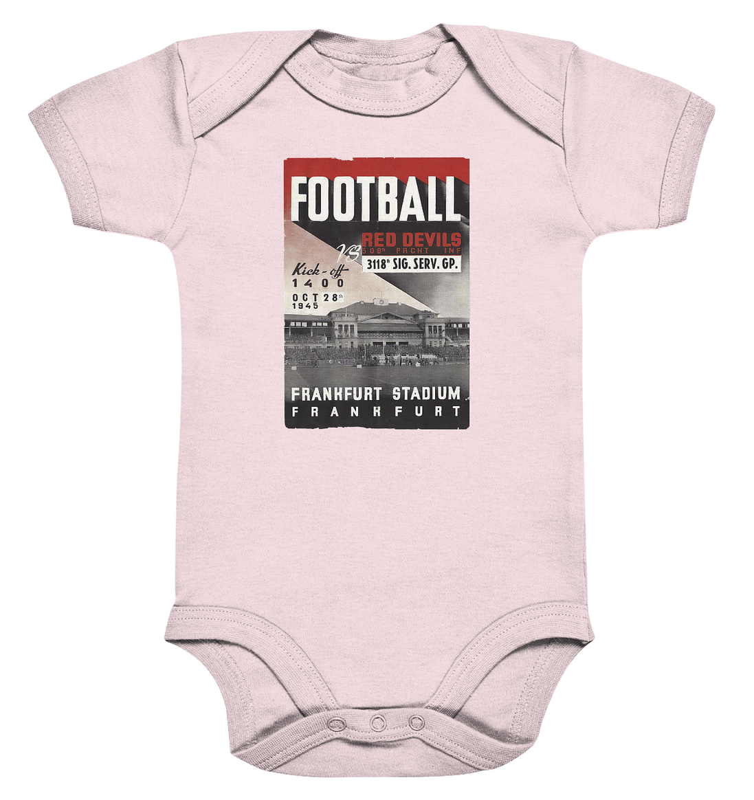 Frankfurt Football 1945 - Organic Baby Bodysuit