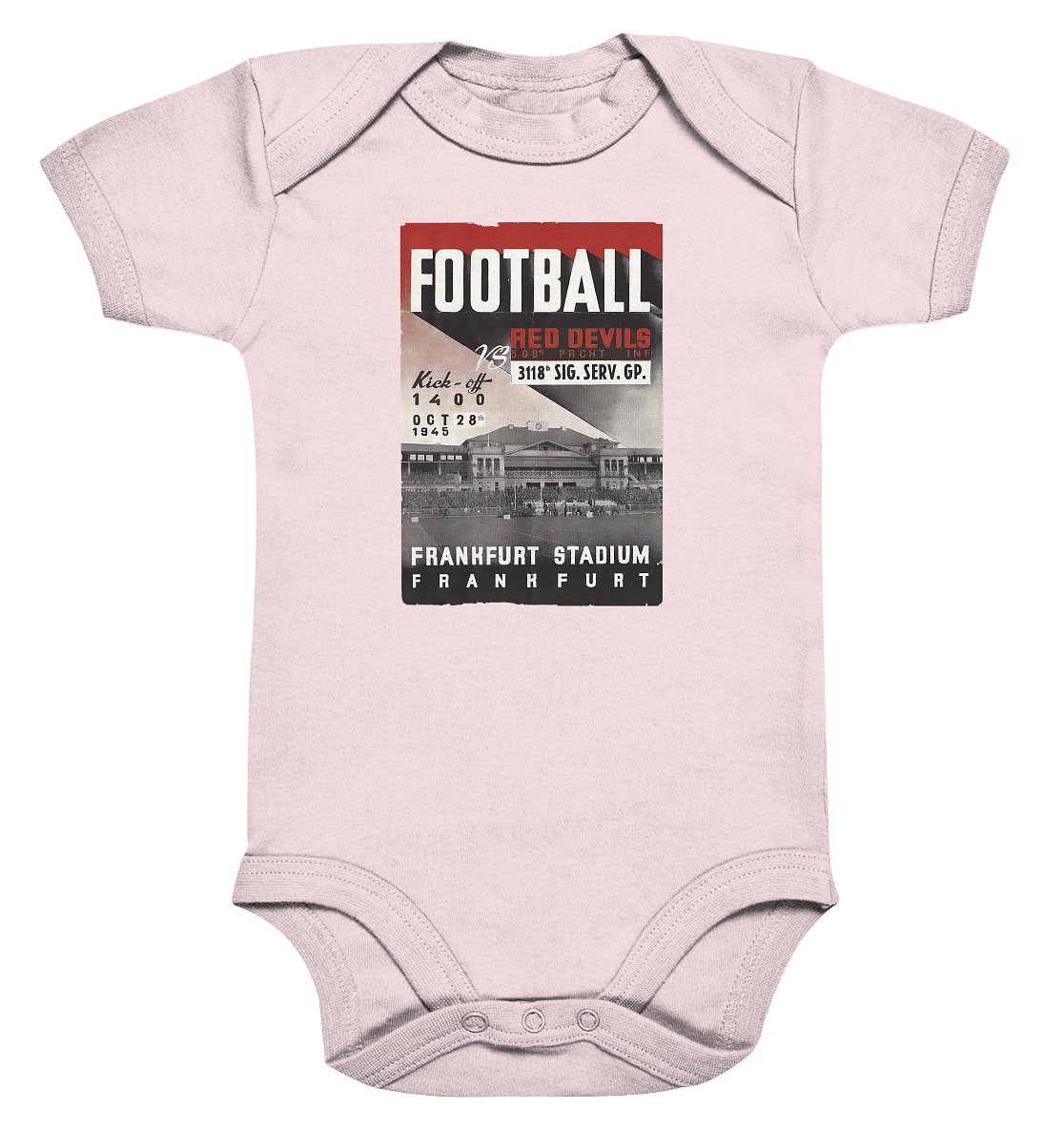 Frankfurt Football 1945 - Organic Baby Bodysuit