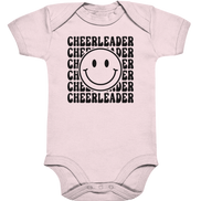 Cheerleader Smiley - Organic Baby Bodysuit