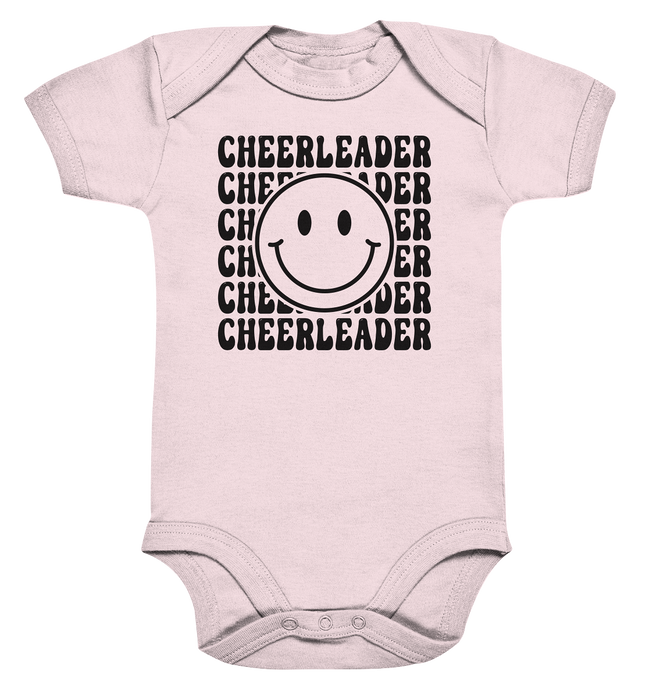 Cheerleader Smiley - Organic Baby Bodysuit