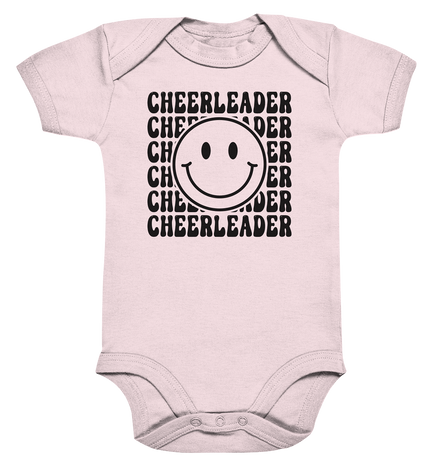 Cheerleader Smiley - Organic Baby Bodysuite