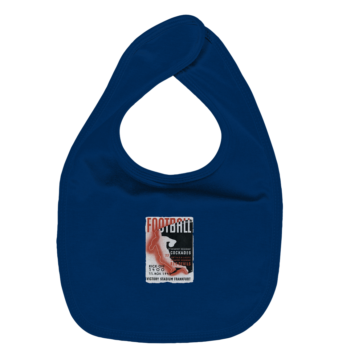 Red Devils Frankfurt 1945 - Organic Baby Bib