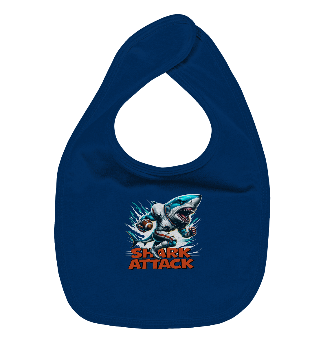 Shark Attack - Organic Baby-Lätzchen