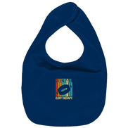 Football is my Therapy - Organic Baby-Lätzchen