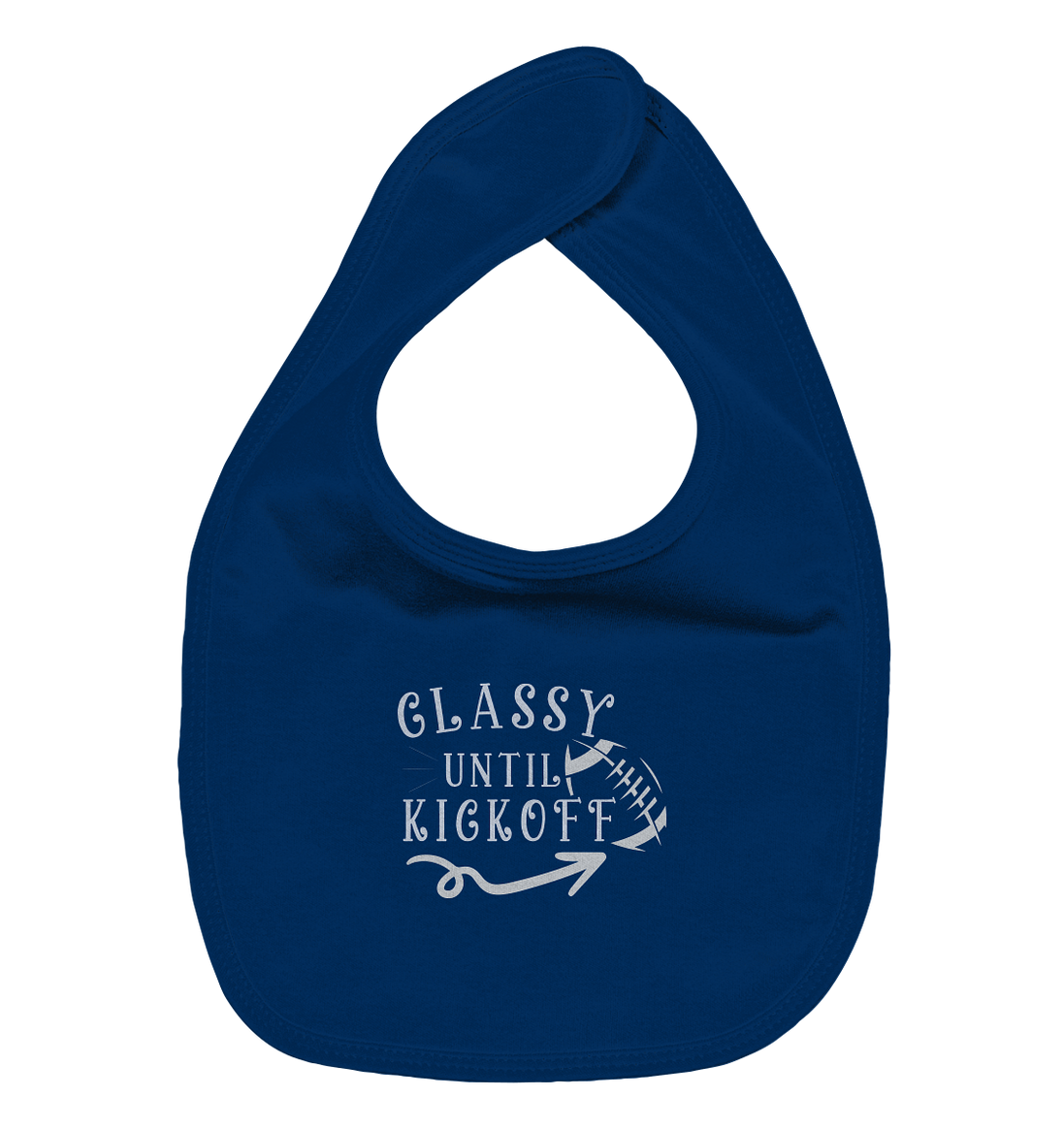 Glassy until Kick Off  - Organic Baby-Lätzchen