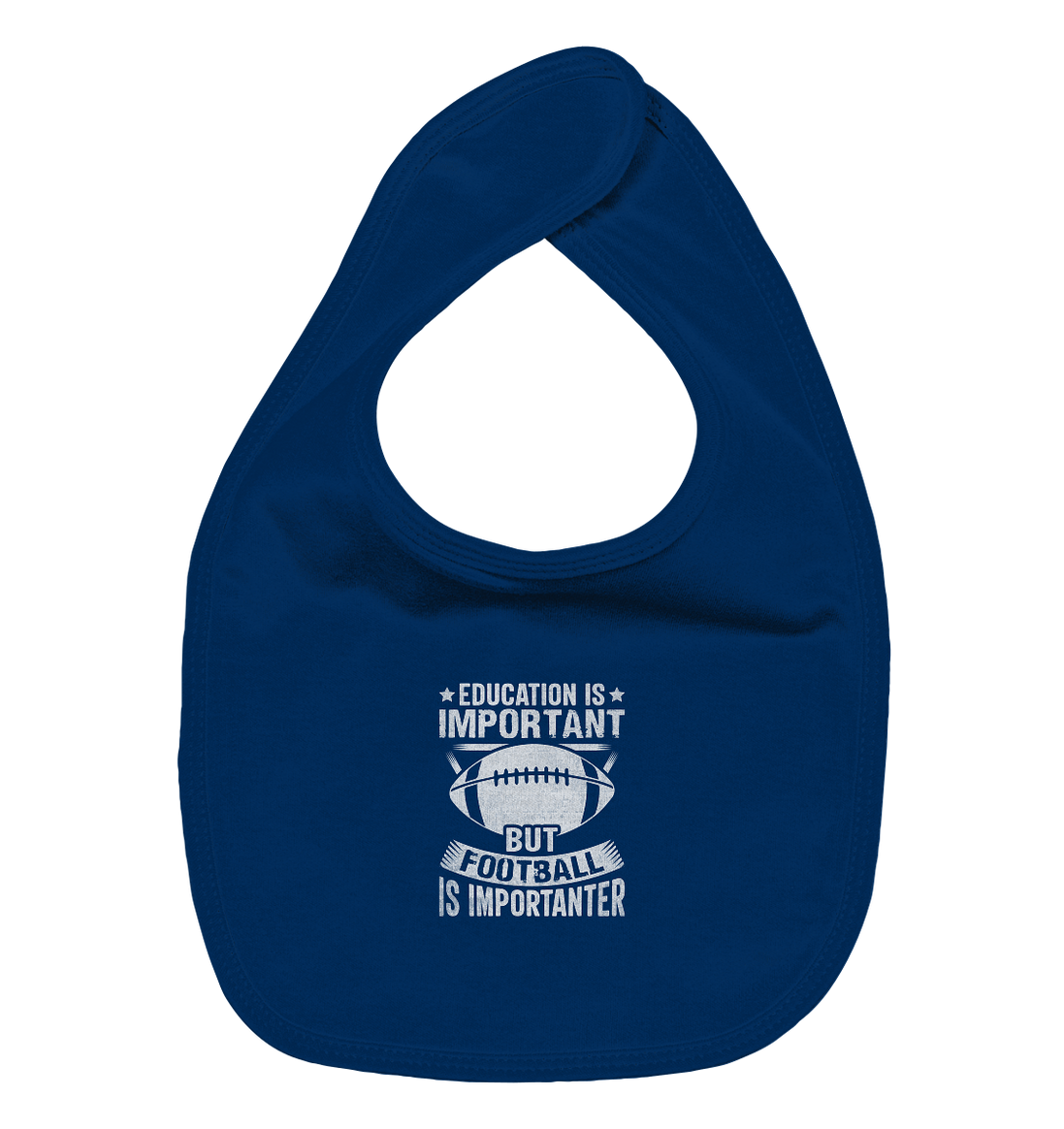 Football is importanter - Organic Baby-Lätzchen