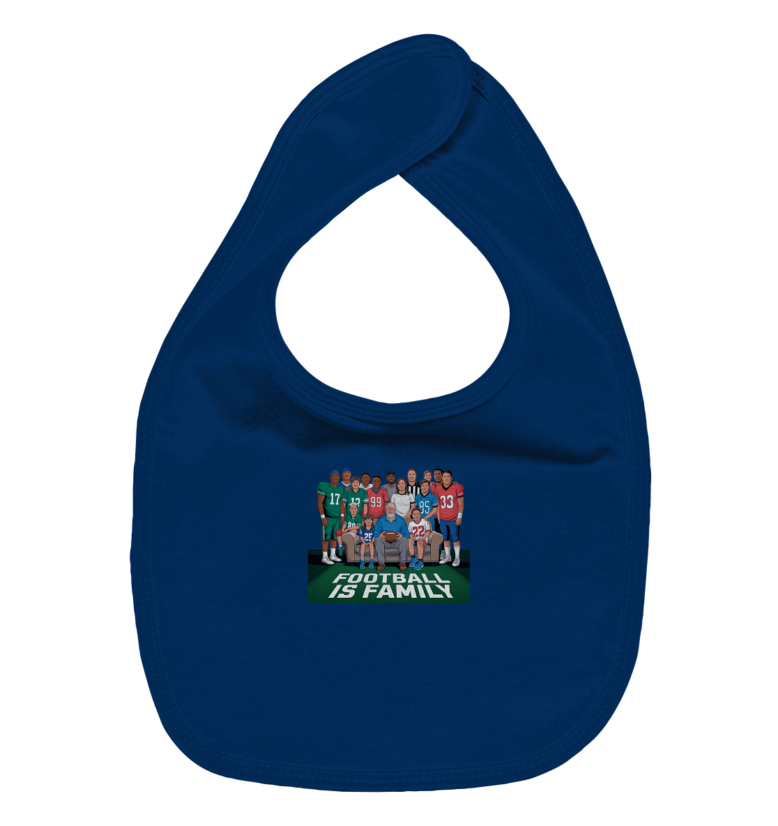 Football is Family - Organic Baby-Lätzchen