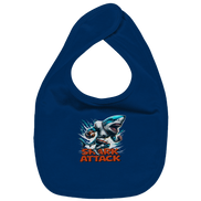 Shark Attack - Organic Baby Bib