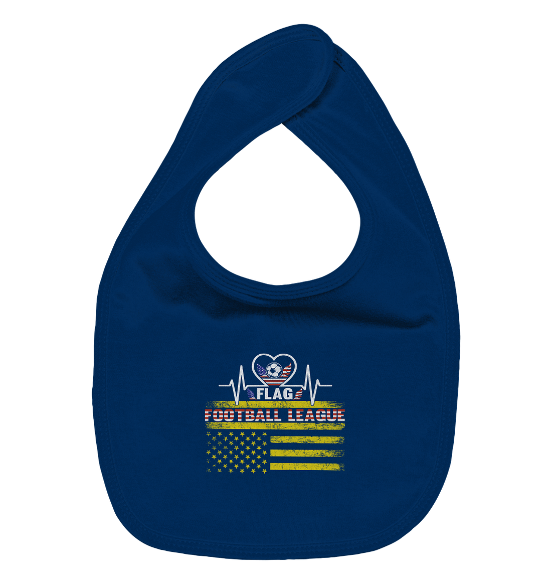 Flag Football League - Organic Baby Bib