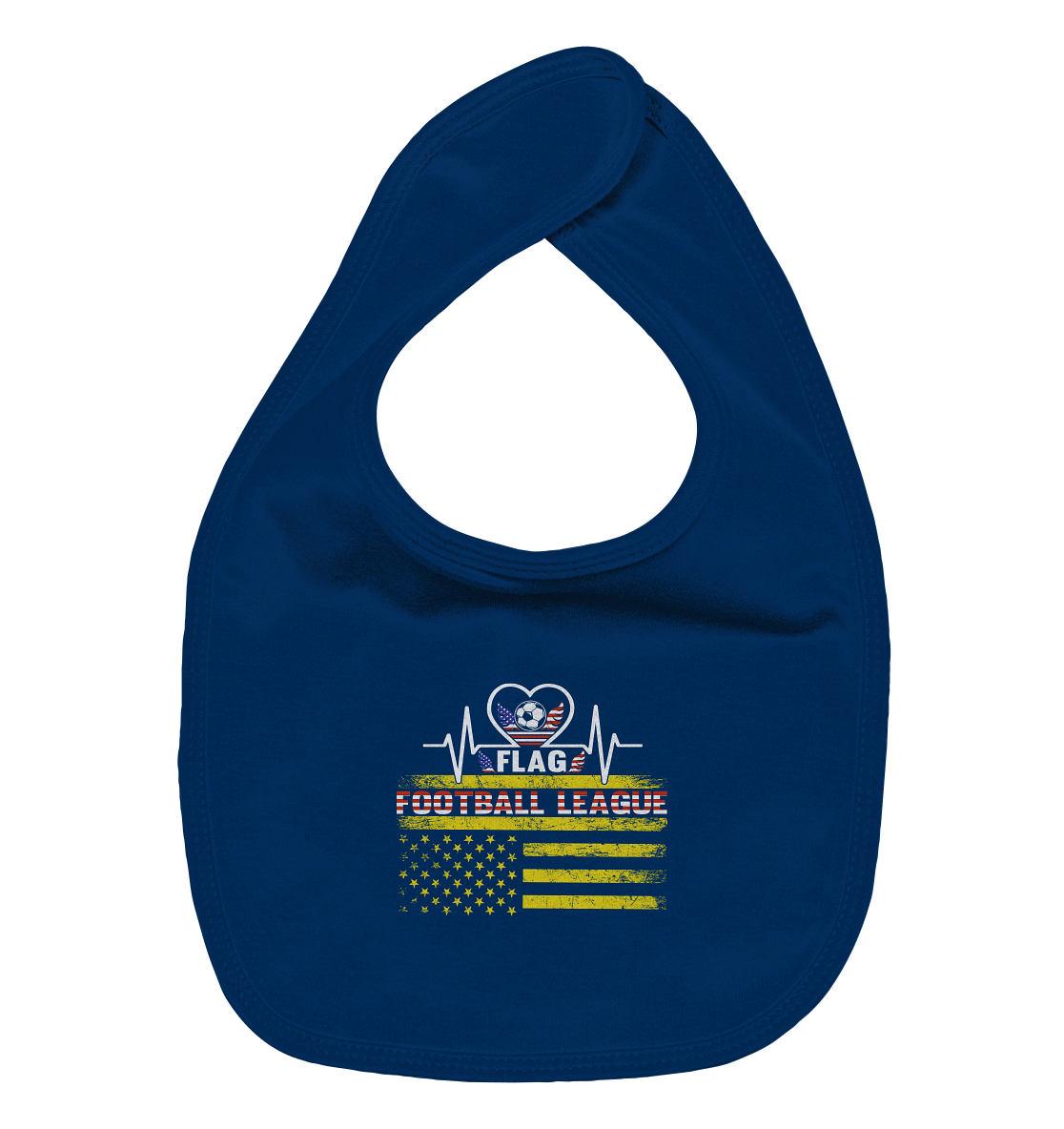 Flag Football League - Organic Baby Bib