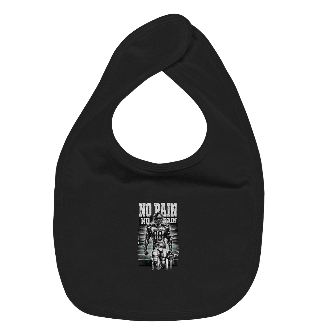 No Pain No Gain  - Organic Baby-Lätzchen
