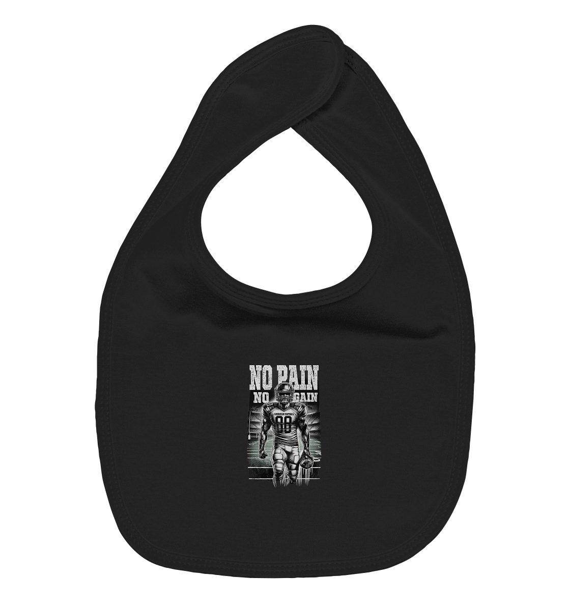 No Pain No Gain  - Organic Baby-Lätzchen