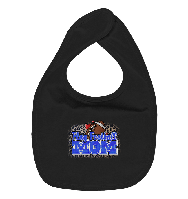 Flag Football Mom - Organic Baby-Lätzchen