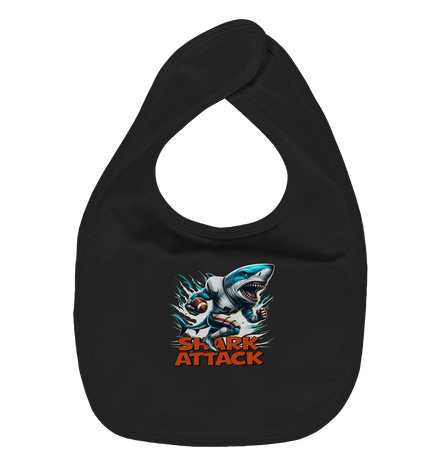 Shark Attack - Organic Baby-Lätzchen