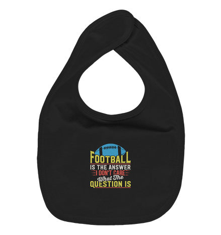 Football is the Answer - Organic Baby-Lätzchen