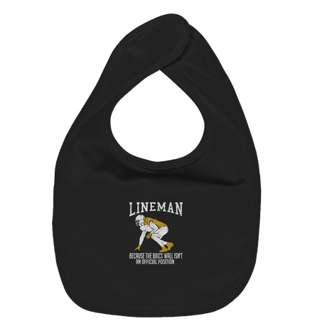 Lineman Heroes - Organic Baby-Lätzchen