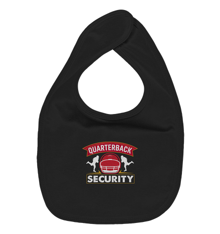 Quarterback Security - Organic Baby-Lätzchen