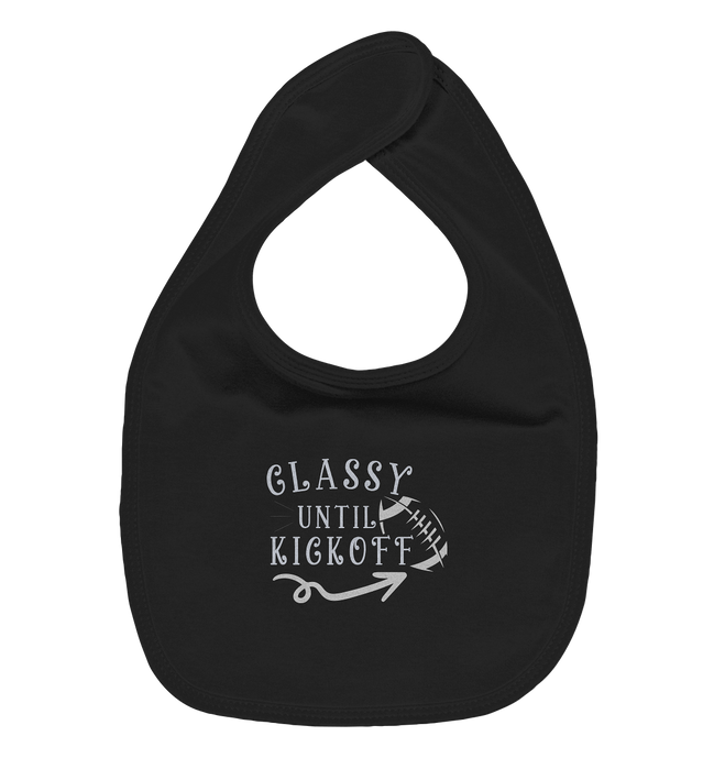 Glassy until Kick Off  - Organic Baby-Lätzchen