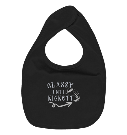 Glassy until Kick Off  - Organic Baby-Lätzchen