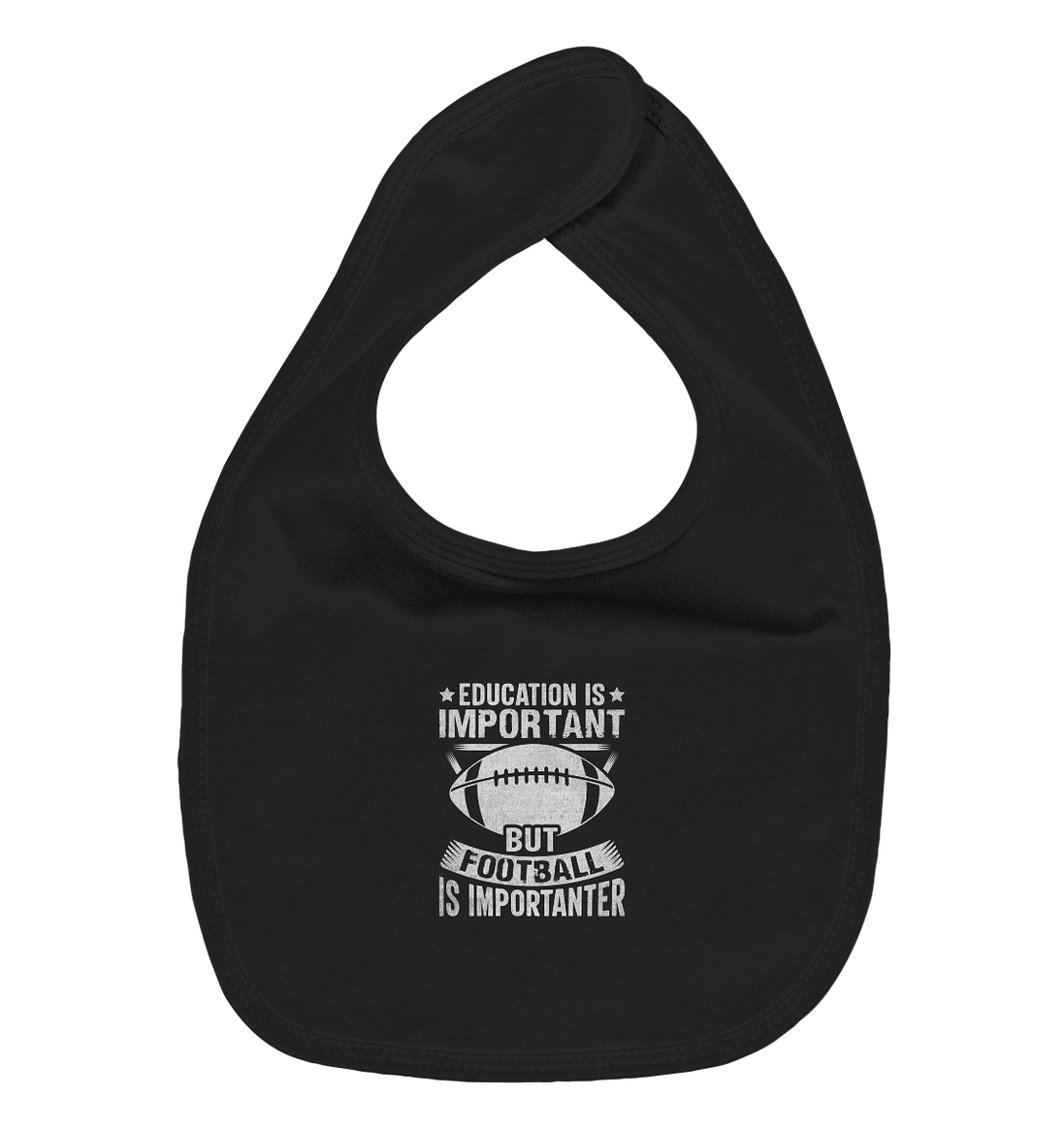 Football is importanter - Organic Baby-Lätzchen