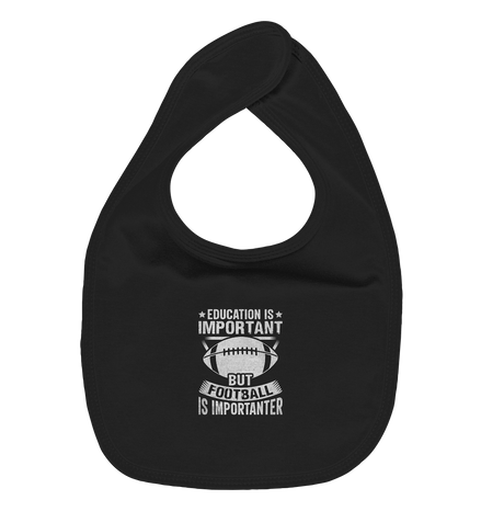 Football is importanter - Organic Baby-Lätzchen