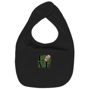 Football Love II - Organic Baby Bib