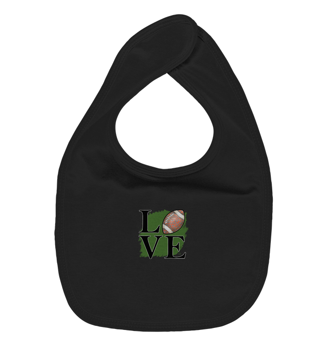 Football Love II - Organic Baby Bib
