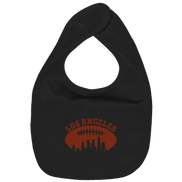 Los Angeles Football Silhouette - Organic Baby-Lätzchen