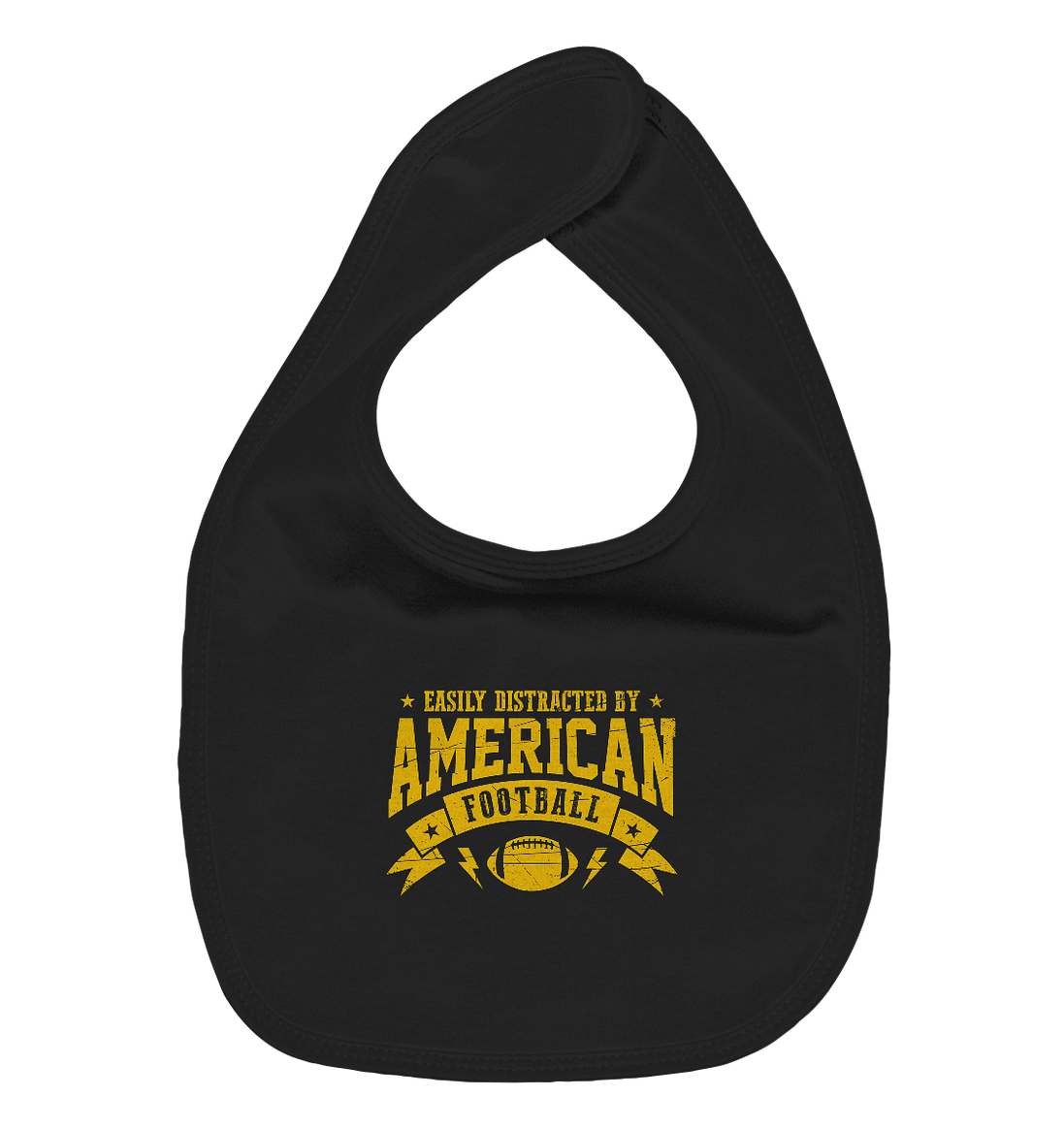 Easily Distracted - Organic Baby Bib