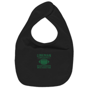 Lineman Heroes Green - Organic Baby-Lätzchen