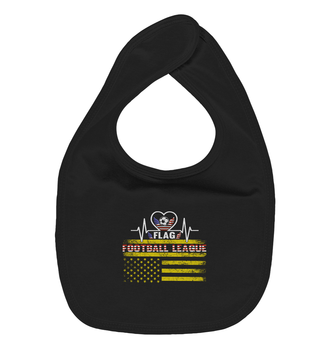 Flag Football League - Organic Baby Bib