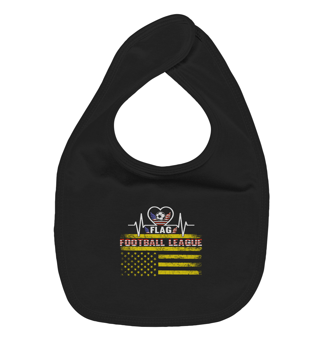 Flag Football League - Organic Baby Bib