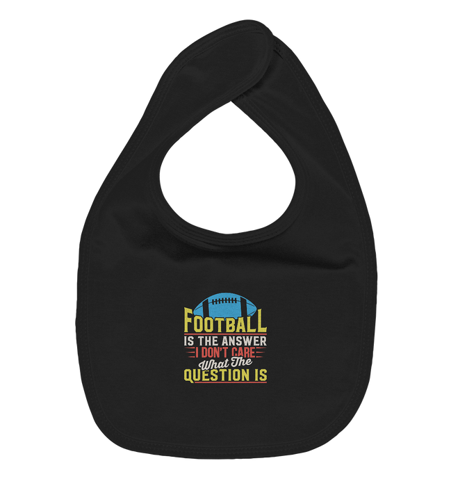Football is the Answer - Organic Baby-Lätzchen
