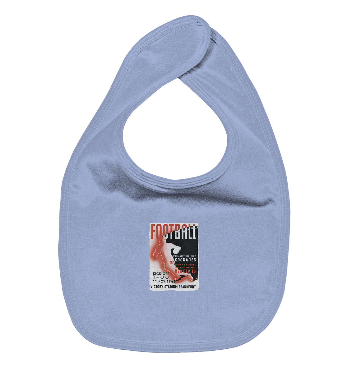 Red Devils Frankfurt 1945 - Organic Baby Bib