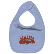 New York Football Silhoutte  - Organic Baby-Lätzchen